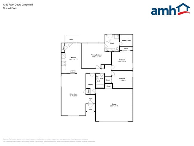 1399 Palm Ct in Greenfield, IN - Foto de edificio - Building Photo