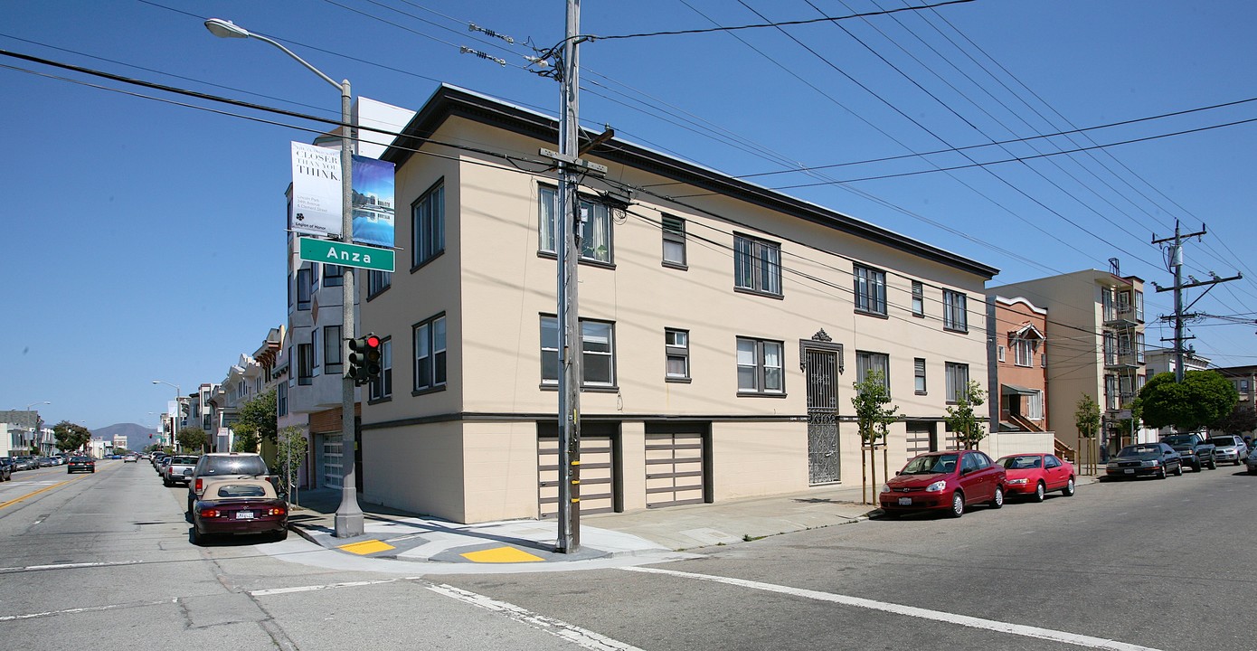 3342 Anza St in San Francisco, CA - Foto de edificio