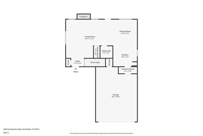 1804 Lincolnshire Way in Fort Worth, TX - Foto de edificio - Building Photo