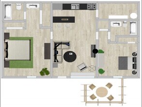 Camberwell ~ Boutique Cottage Style Living Meets Hassle Free Leasing in St Clair, MI - Foto de edificio - Floor Plan