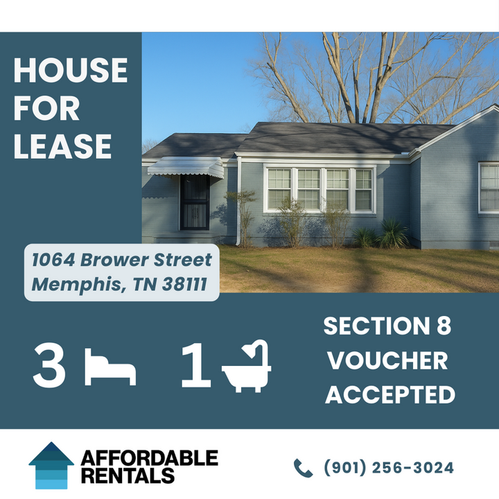 1064 Brower St in Memphis, TN - Foto de edificio