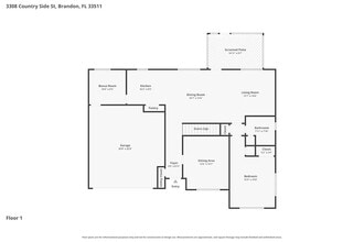 3308 Countryside St in Brandon, FL - Foto de edificio - Building Photo