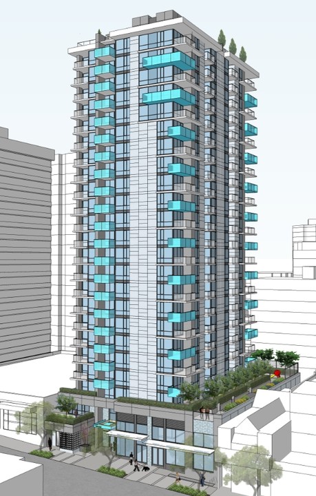 English Bay Residences in Vancouver, BC - Building Photo