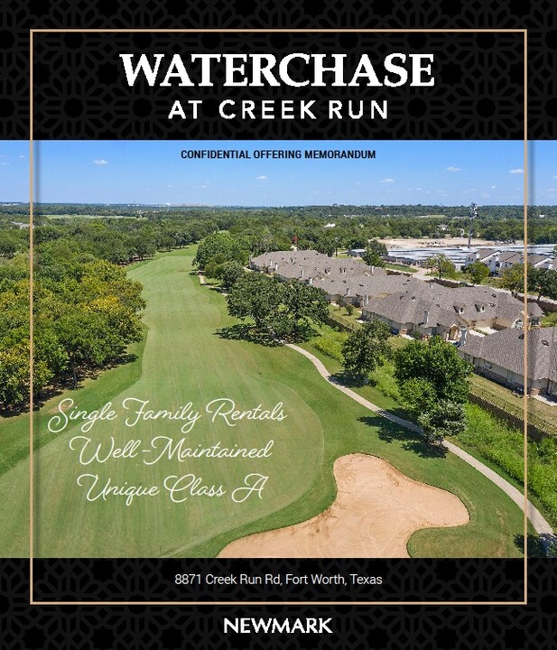 Waterchase at Creek Run in Fort Worth, TX - Building Photo