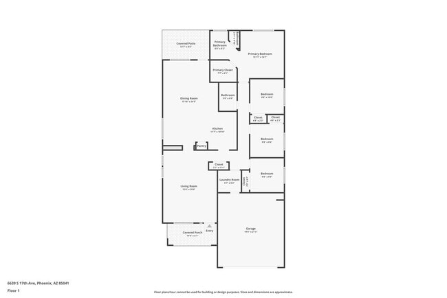 6639 S 17th Ave in Phoenix, AZ - Foto de edificio - Building Photo