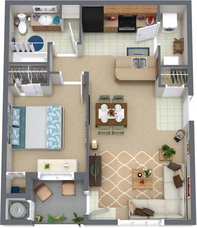 Bridge View Apartments in Clarkston, WA - Building Photo - Floor Plan