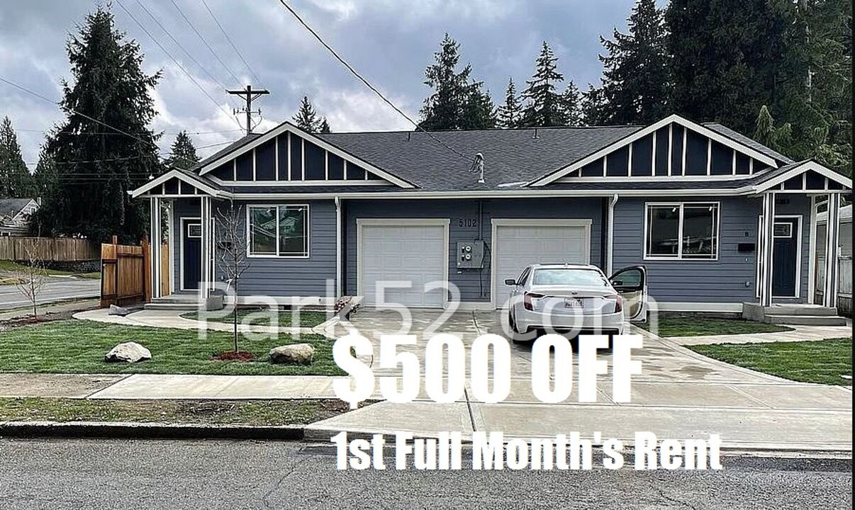 5102 N 9th St-Unit -5102 N 9th St #A in Tacoma, WA - Building Photo