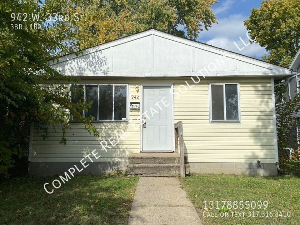 942 W 33rd St in Indianapolis, IN - Building Photo