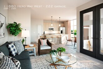 11680 Hero Way W-Unit -222 garage in Leander, TX - Building Photo - Building Photo