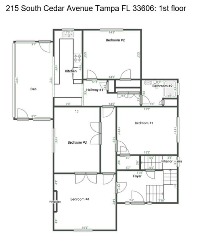 property at 215 S Cedar Ave