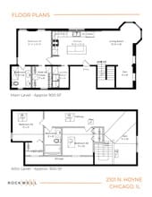 Charleston 2054 W in Chicago, IL - Foto de edificio - Floor Plan