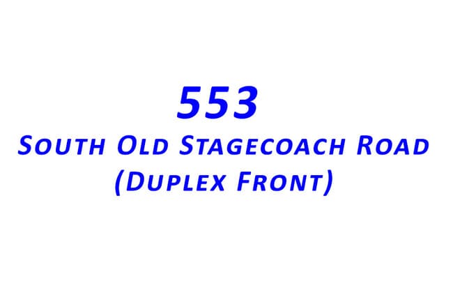 property at 553 S Old Stagecoach Rd