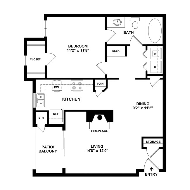 The Vincent in Dallas, TX - Building Photo - Floor Plan