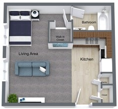 Ashbury Court in Dekalb, IL - Foto de edificio - Floor Plan