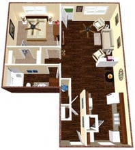 Summer Place Apartments in Lubbock, TX - Foto de edificio - Floor Plan