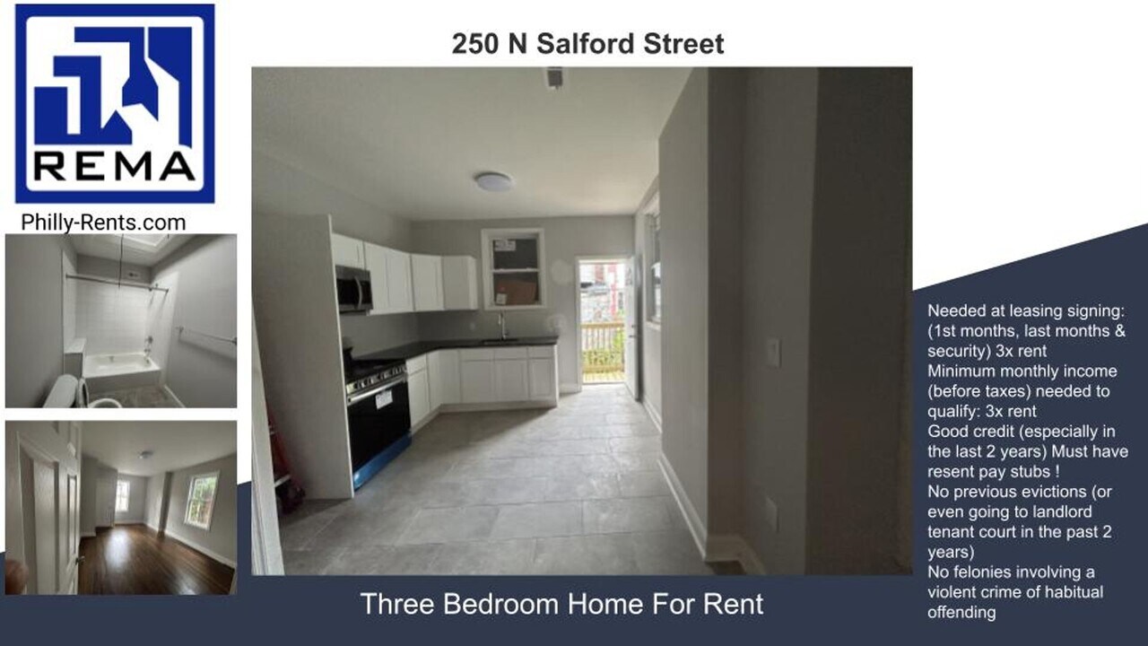 250 N Salford St in Philadelphia, PA - Building Photo