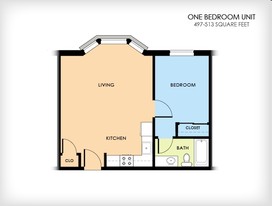 The Admiral in Portland, OR - Foto de edificio - Floor Plan