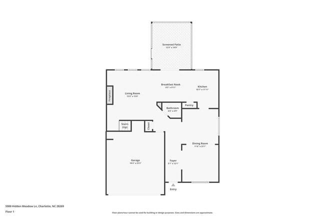 5900 Hidden Meadow Ln, Unit 1 in Charlotte, NC - Building Photo - Building Photo