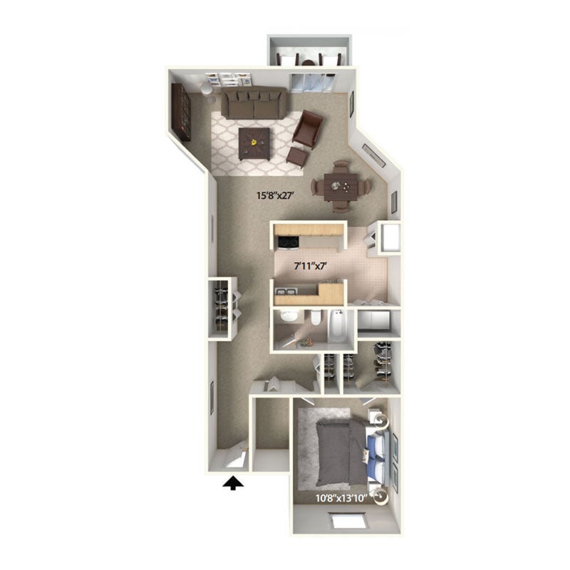 Carnegie Park Apartments in Southfield, MI