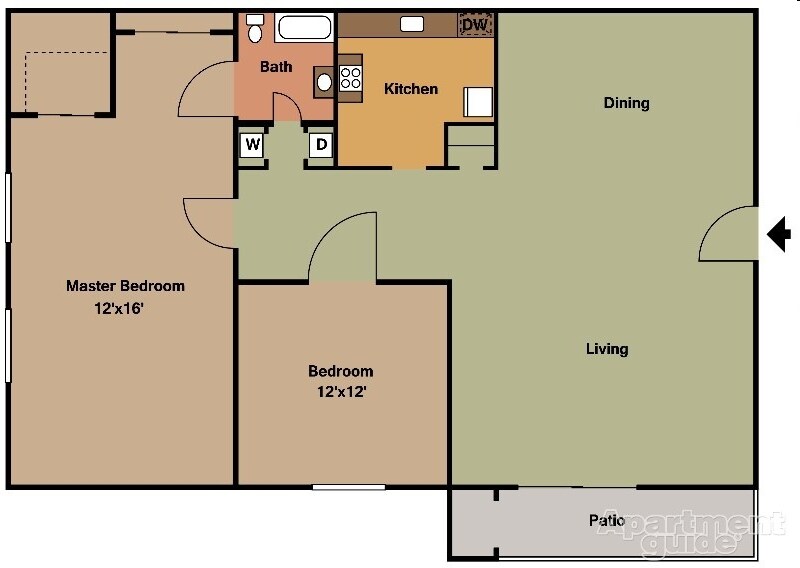 Residences at Paradise Creek Apartments in Portsmouth, VA