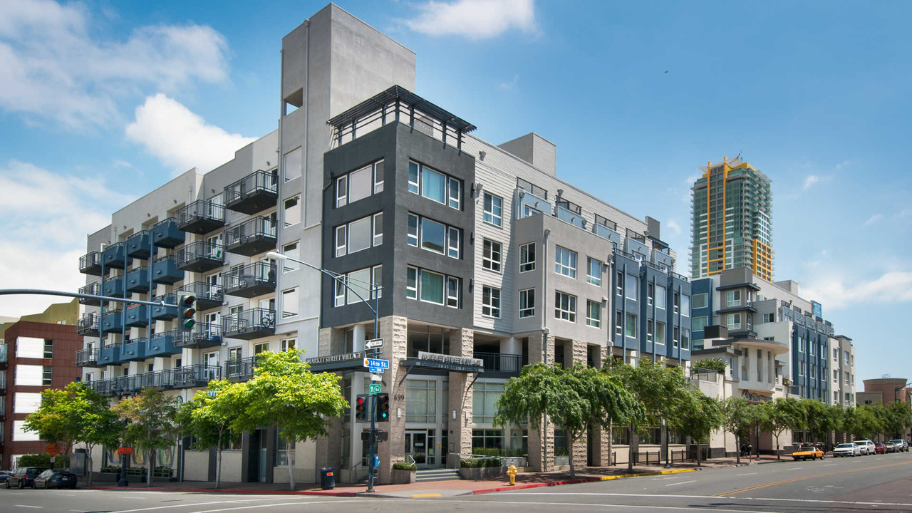 Market Street Village in San Diego, CA - Building Photo