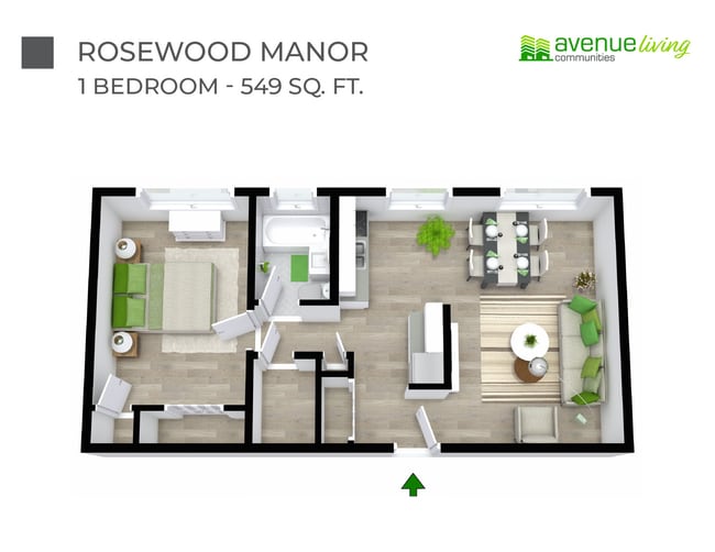 Rosewood Manor in Edmonton, AB - Building Photo - Floor Plan