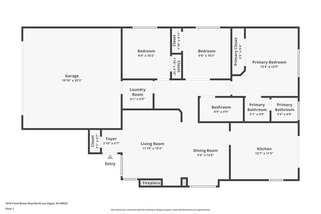 1916 Fossil Butte Way in North Las Vegas, NV - Building Photo - Building Photo