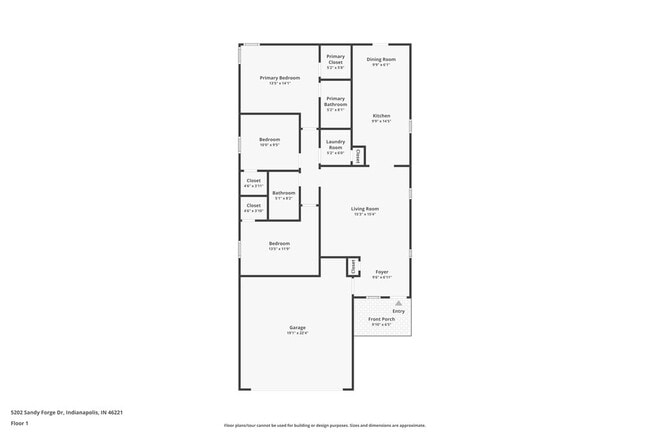 5202 Sandy Forge Dr, Unit 1 in Indianapolis, IN - Building Photo - Building Photo