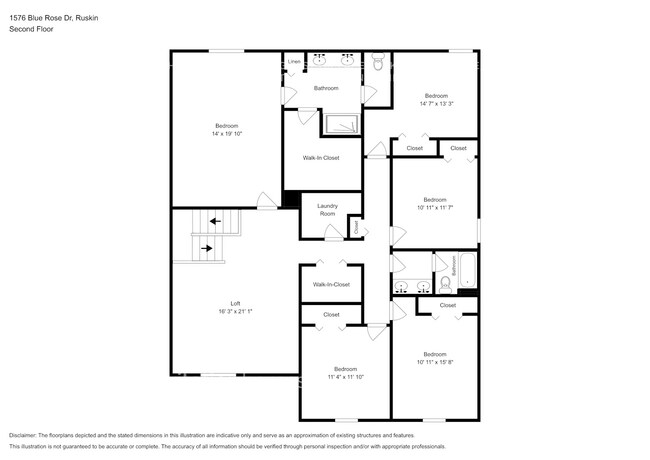 1576 Blue Rose Dr in Ruskin, FL - Foto de edificio - Building Photo