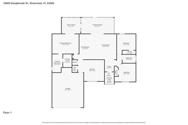 10603 Deepbrook Dr, Unit 02307 in Riverview, FL - Building Photo - Building Photo