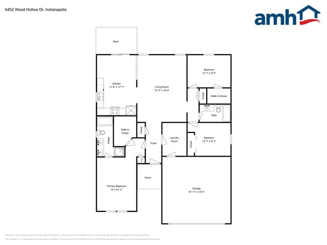 5452 Wood Hollow Dr in Indianapolis, IN - Building Photo - Building Photo