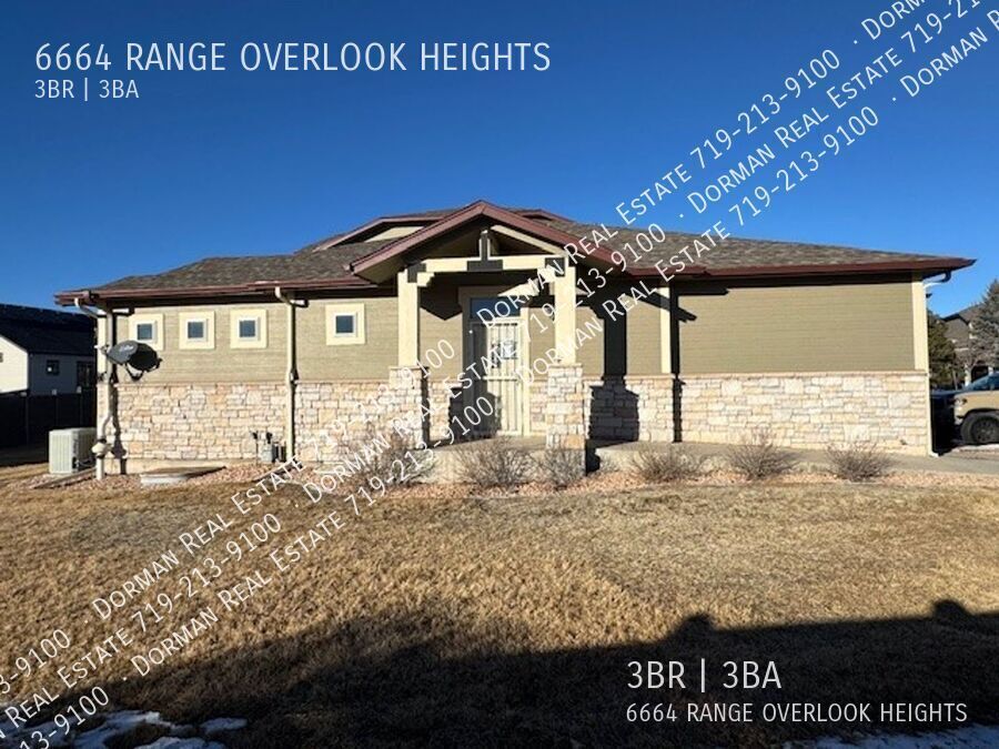 6664 Range Overlook Heights in Colorado Springs, CO - Building Photo