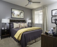 Spacious bedrooms with ceiling fans - Talavera Apartamentos in Denver, Colorado