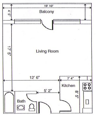 City Park Cooperative Apartments in Toronto, ON - Building Photo - Floor Plan