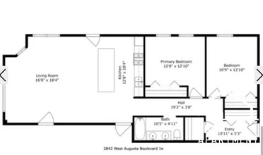 2842 W Augusta Blvd, Unit 2 in Chicago, IL - Foto de edificio - Building Photo