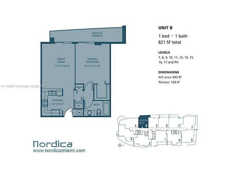 2525 SW 3rd Ave, Unit 1203 in Miami, FL - Building Photo