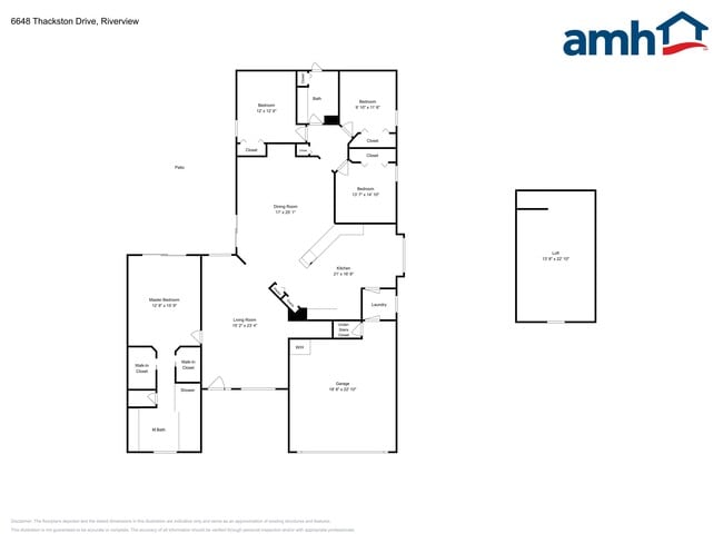 6648 Thackston Dr in Riverview, FL - Foto de edificio - Building Photo