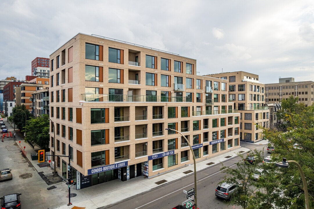 SUMA Rental Condos in Montréal, QC - Building Photo