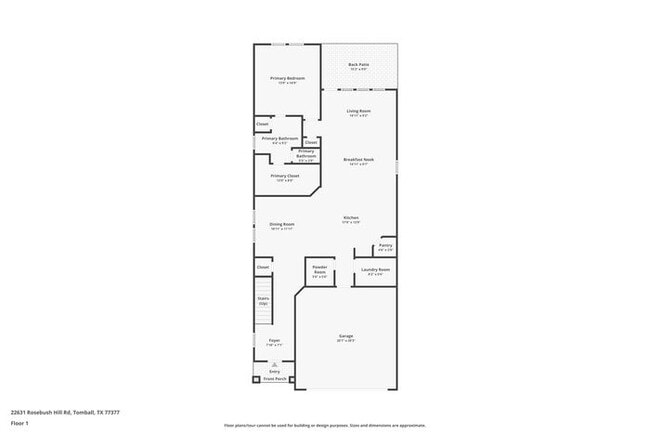 22631 Rosebush Hl Rd, Unit 1C in Tomball, TX - Foto de edificio - Building Photo