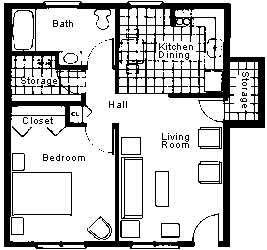 Datesman Village - Senior Housing in West Milton, PA - Building Photo - Floor Plan