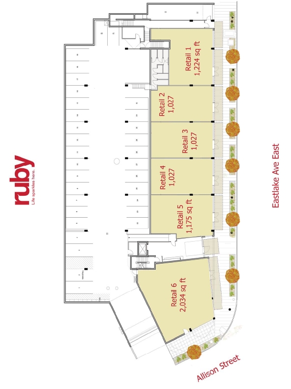 Ruby Condos in Seattle, WA - Building Photo - Floor Plan