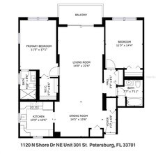 1120 N Shore Dr NE, Unit 301 in St. Petersburg, FL - Building Photo - Building Photo