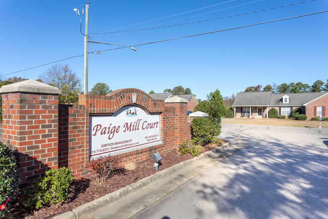 Paige Mill Court Apartments in Sanford, NC - Building Photo - Building Photo