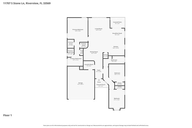 11707 S Stone Ln, Unit 37 in Riverview, FL - Building Photo - Building Photo