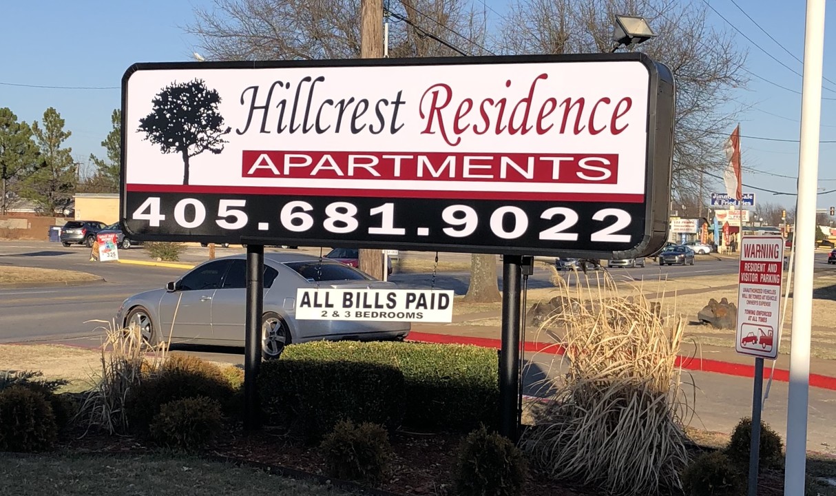 Hillcrest Residence Apartments in Oklahoma City, OK - Building Photo