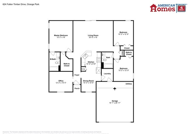 624 Fallen Timbers Dr in Orange Park, FL - Foto de edificio - Building Photo