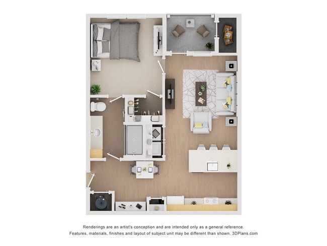 Daffan Flats in Austin, TX - Foto de edificio - Floor Plan
