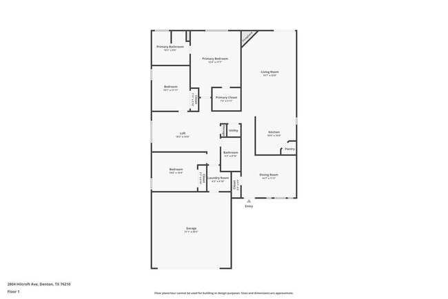 2804 Hilcroft Ave in Denton, TX - Foto de edificio - Building Photo