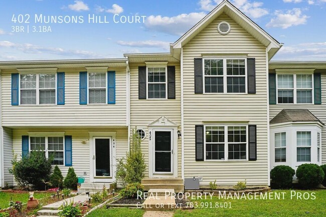 property at 402 Munsons Hill Ct