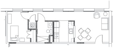 Clare Court in Baltimore, MD - Foto de edificio - Floor Plan